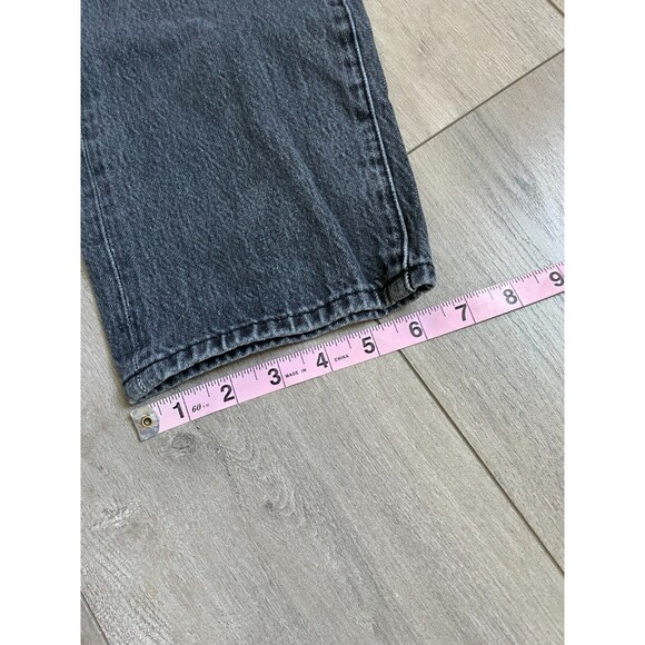 Uniqlo Women Jeans Black Size 28 Straight High Rise Denim Cotton Blend - Picture 2 of 8